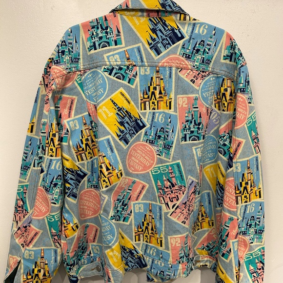 Disney Parks Castles of Disney Denim Jacket - Picture 2 of 3